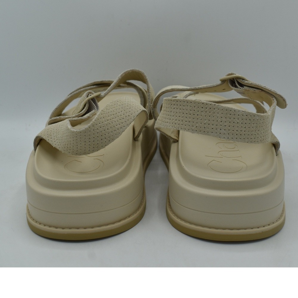 Chaco Townes Midform Suede Sandal Womens 11 Khaki New Platform Shoes - Picture 5 of 12